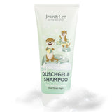 Jean & Len 2 en 1, Gel douche et shampoing pour enfants sensibles, 200 ml Douche et bain Naty Shop