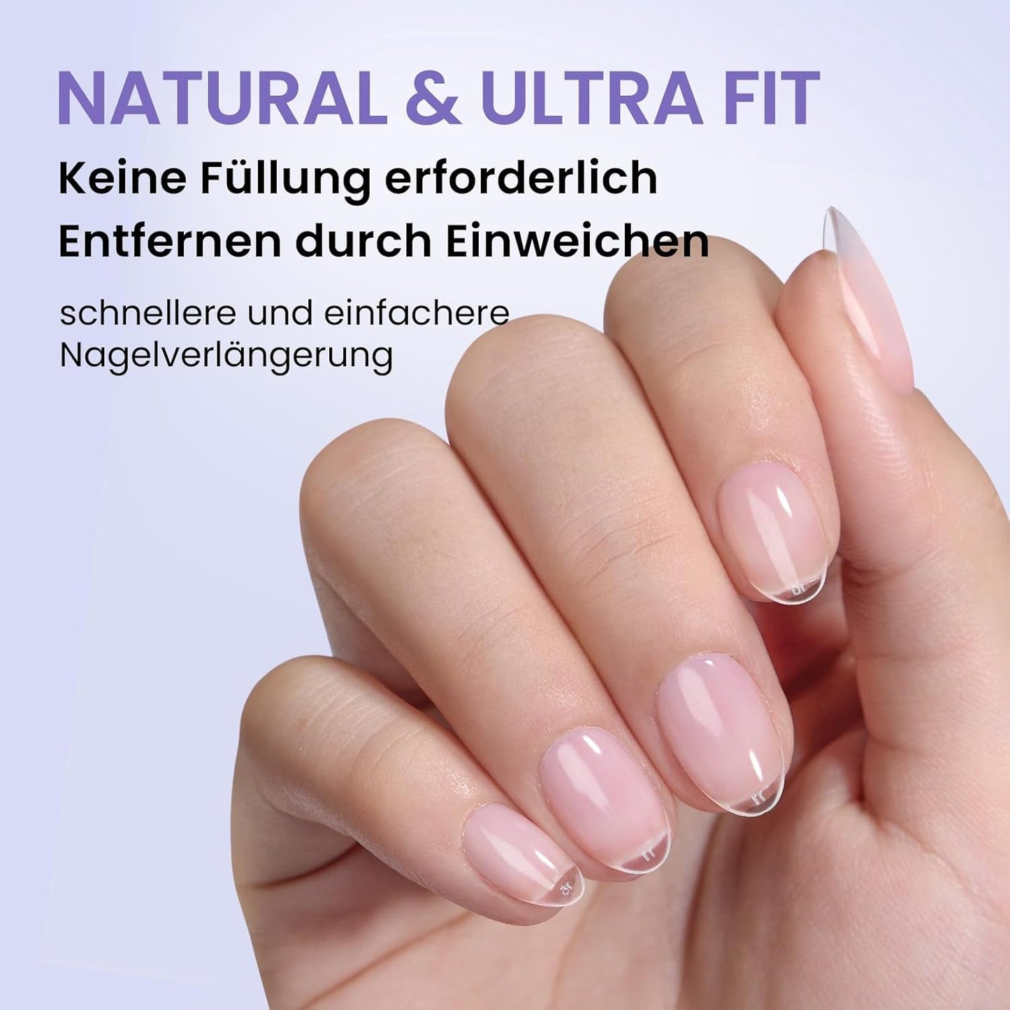 Btartbox Faux-ongles en amande extra courts - Gel à couverture complète X Soft XS - Semi-mat préformé pour salon d'ongles larges 320 pièces