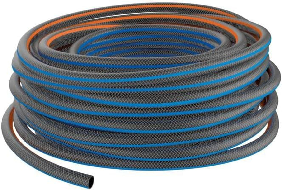 Fiskars ML Tuyau d'arrosage série X Tuyau d'arrosage manuel 13 mm (1/2"), Longueur : 25 m, Raccord universel, Protection UV, Protection contre le gel, Résistant à la torsion, Bleu, 1076045