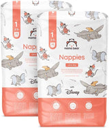 Marque Amazon : Mama Bear Disney Couches Ultra Dry, taille 3 (4-9 kg) – Boîte mensuelle, blanche, 172 pièces (2 paquets de 86)