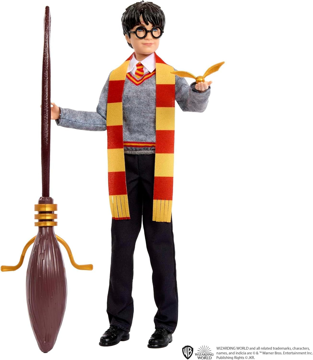 Calendrier de l'Avent HARRY POTTER Gryffondor - 24 histoires, surprises magiques, salle commune de Poudlard, visage réaliste, pour les fans de 6 ans et plus, HND80 Naty Shop Dolls
