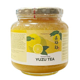 Boisson coréenne Easycookasia – Thé Yuzu | Fruité, sucré et citronné | Avec de la vitamine C | Pour le thé, la limonade, les cocktails et les desserts | Découvrez la culture asiatique du thé (500g)