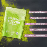 Matcha de cérémonie qualité BIO 100G thé vert Thé vert 100% bio Matcha en poudre