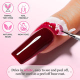 AIMEILI Latex Peel off Tape Nagelleck Korrektor Hautschutz Fingerschutz pour Nail Art Palisade Geruchlos Blanc 15Ml