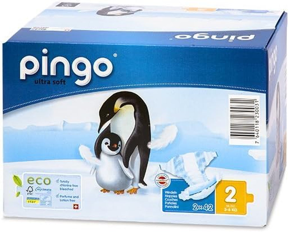 Couches bio taille 1 nouveau-né (2-5 kg), 1 sachet de 27 couches