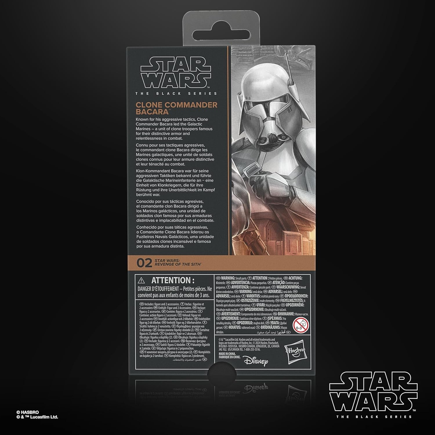 Star Wars Black Series Clone Commander Bacara, Star Wars : Ahsoka Premium Collectible Figure (15 cm) Figurines Naty Shop