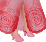 Mattel Glinda de Wicked and Accessories Poupée articulée inspirée du film avec tenue détachable Sings Loved by Us JLG49 Rose