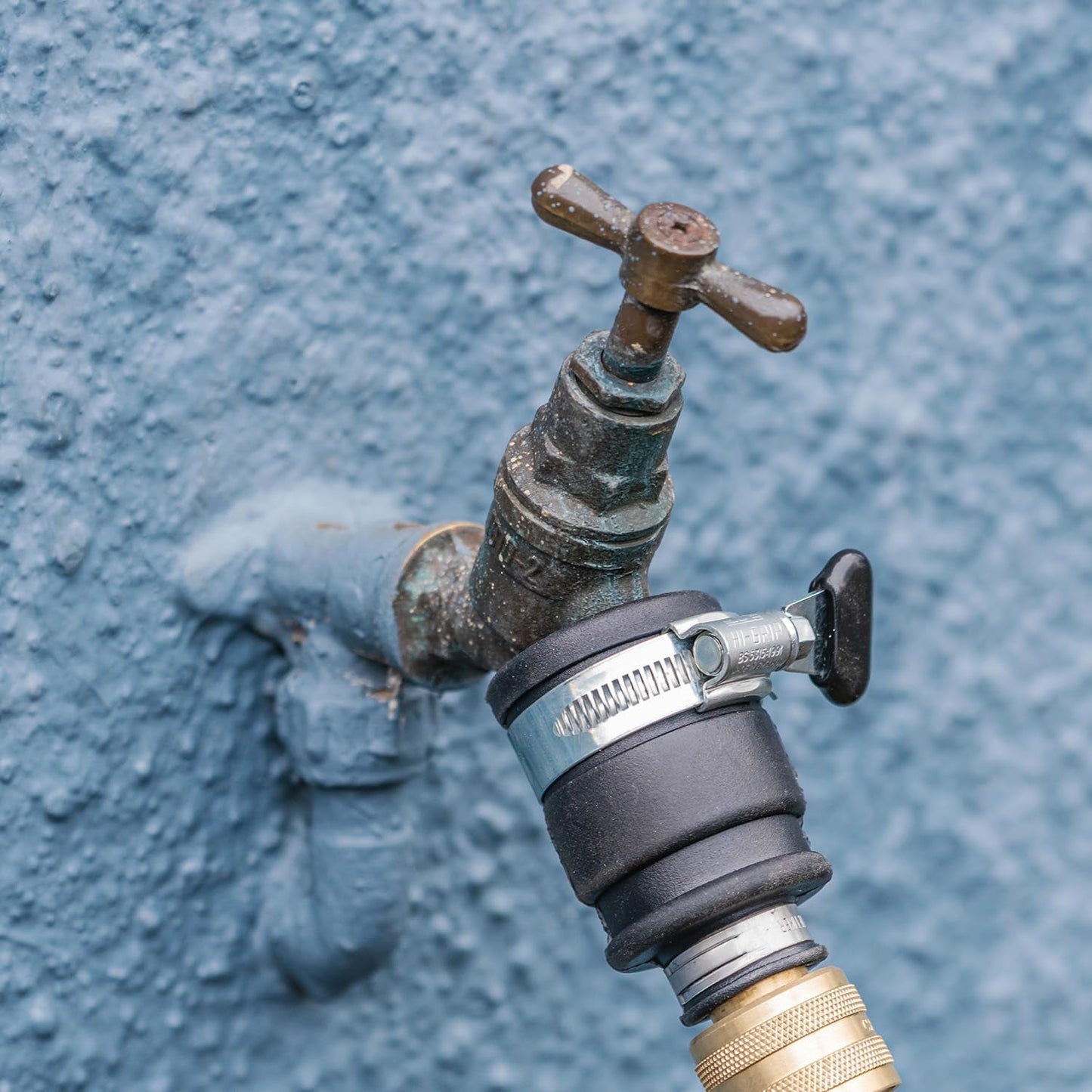 Connecteur de robinet à emboîtement | Diamètre 20-30 mm | Laiton massif | Sûr et durable | Fixation sécurisée | Robuste et résistant à la corrosion, noir/argent/or
