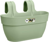 elho Vibia Campana Easy Hanger M 36 - Pot pour balcon et extérieur - Ø 36,0 x H 26,5 cm - Noir/Anthracite