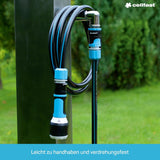 CELLFAST Tuyau d'arrosage Tuyau d'arrosage 6 Couches Tuyau d'irrigation en Tissu Double tressé résistant aux UV Tuyau Flexible Anti-algues 32 Bar 1 Pouce 25 mètres Hobby