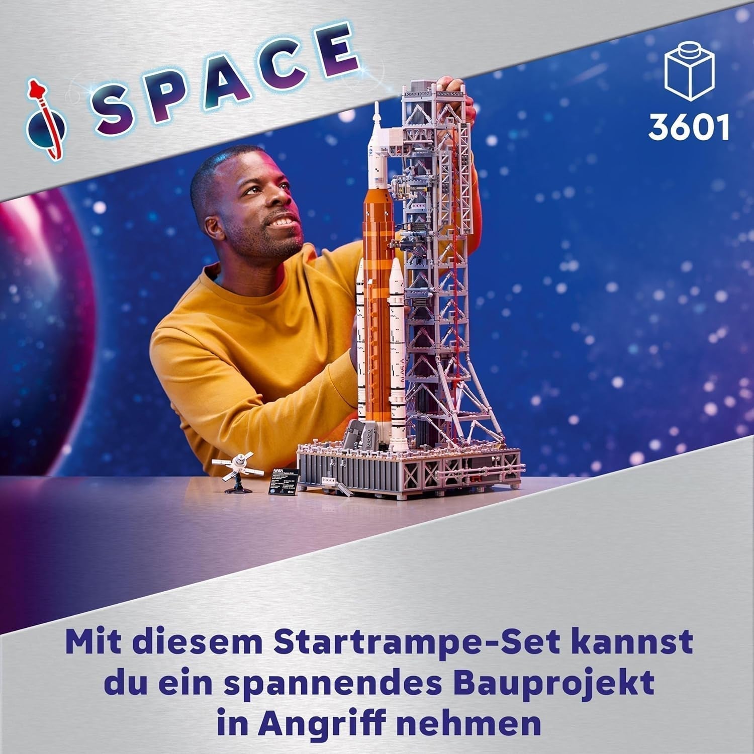 LEGO Icons NASA Artemis Launch Pad Cadeau Décoration de salon ou de bureau Ensemble de construction pour adultes avec capsule spatiale Orion et rampe de lancement Objet de collection 10341 Jeux de construction Besuche den LEGO-Store