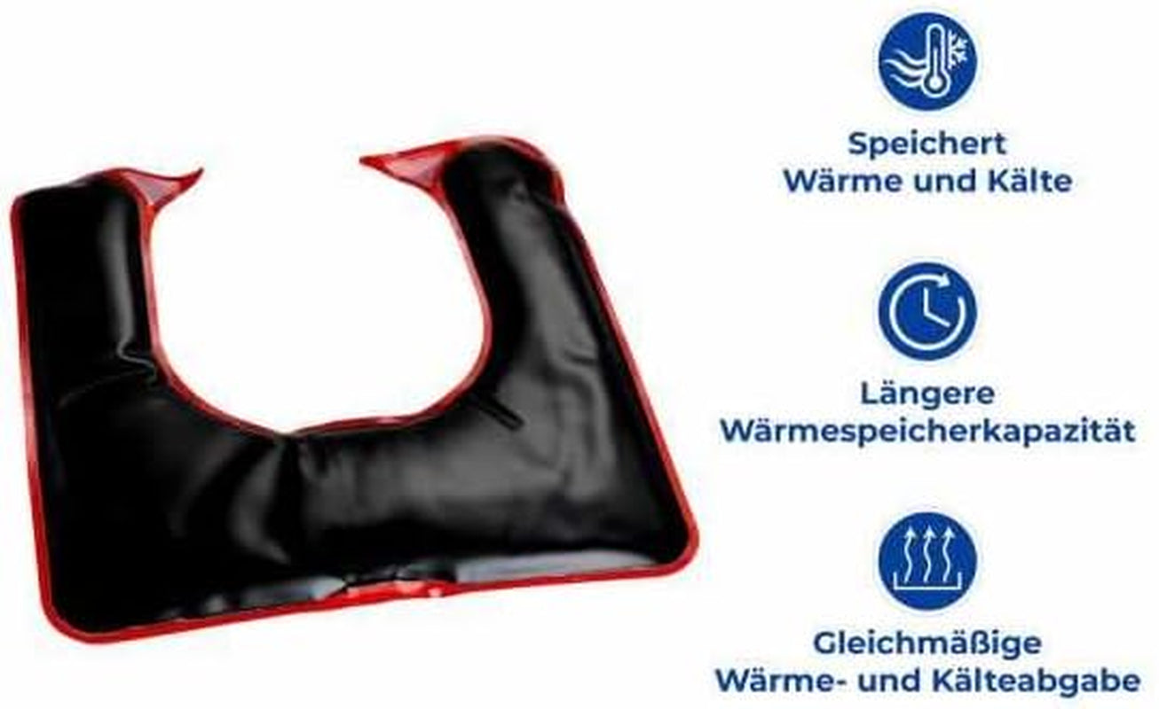 Maximex Oreiller cervical Moor Four à micro-ondes Chaleur apaisante contre les tensions Ajustement spécial Dimensions (L X H X P) : 30,5 X 1 X 29 Cm Oreillers cervicaux orthopédiques Naty Shop