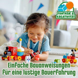 LEGO 10941 DUPLO Disney Le train d'anniversaire Mickey et Minnie, train jouet avec gâteau et ballons, cadeau pour les enfants à partir de 2 ans Jeux de construction Besuche den LEGO-Store
