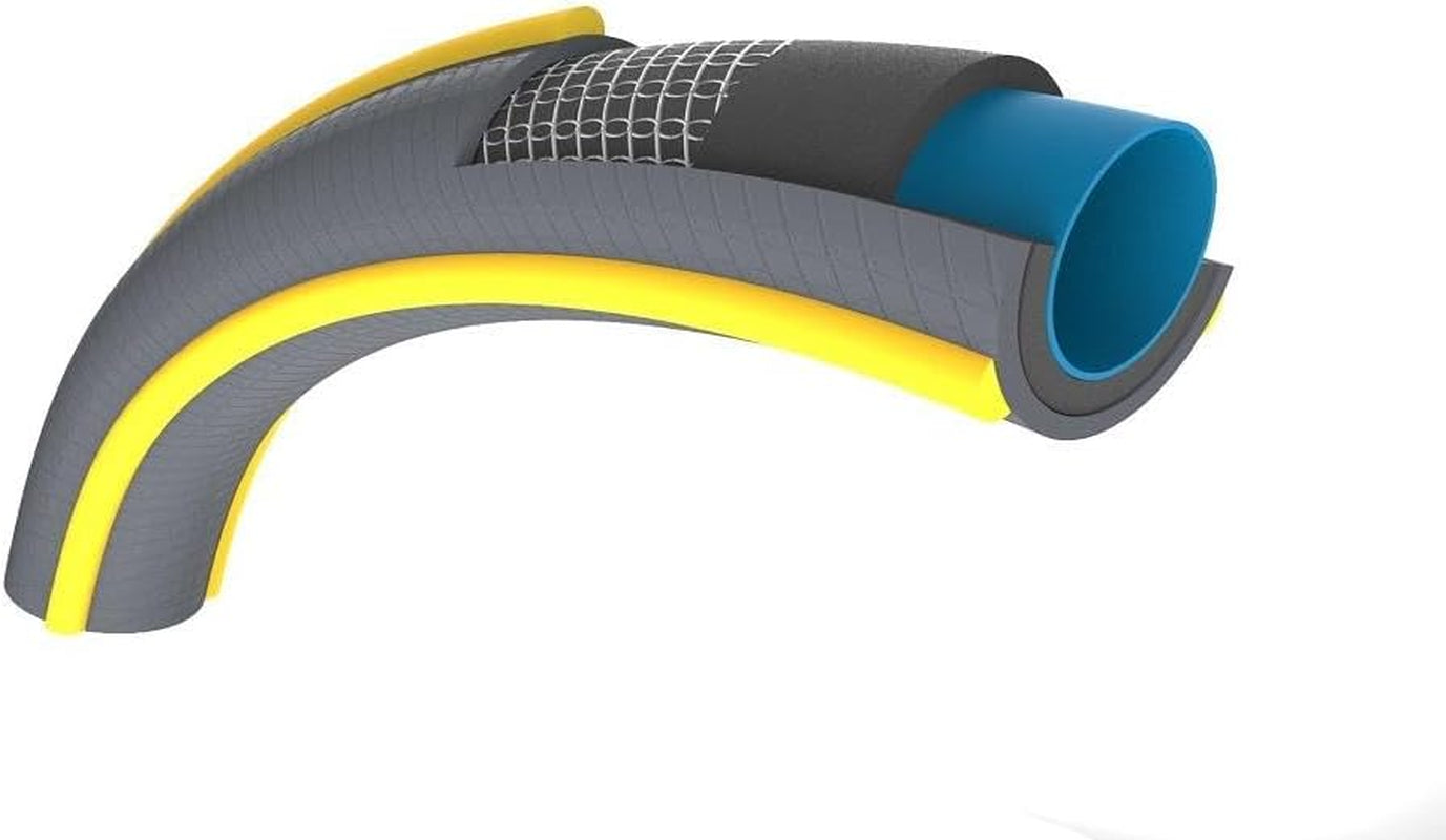 HOZELOCK - Tuyau d'arrosage Ultramax Ø 12,5 mm (1/2") 15 m : Tuyau d'arrosage robuste et résistant aux intempéries, empêche la torsion, la flexion et l'écrasement, composé à 40 % de PVC recyclé [116240], Gris