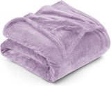 Utopia Bedding Couverture polaire douillette [228 x 228 cm, gris] Couverture douce, légère, chaude et moelleuse Couverture confortable et respirante pour lit, canapé, lits et couvertures Besuche den Utopia Bedding-Store Lila 228 x 167 cm