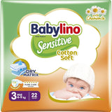 Couches bébé Sensitive taille 4, Maxi (8-13 kg), 20 pièces