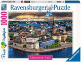 Ravensburger Puzzle Lieux Scandinaves 12000114 - Stockholm, Suède - Puzzle 1000 pièces pour adultes et enfants de plus de 14 ans Puzzle Naty Shop Old Design