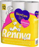 Renova Skincare Purissimo papier toilette, 12 rouleaux, blanc