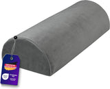 Oreiller orthopédique dorsal/lombaire Traumnacht avec noyau en mousse viscoélastique et housse en micropolaire douce pour la peau, certifié Oeko-Tex, fabriqué selon les normes de qualité allemandes