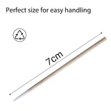 600 pièces Wattestäbchen Holz Spitz,Reinigungsstäbchen,Microbrush Stäbchen Wattestäbchen for Tattoo,Augenbrauen,Beauty,Lippenstift,Wimpern,Make-Up,Nagel Zubehör,Augenbrauen Tattoo