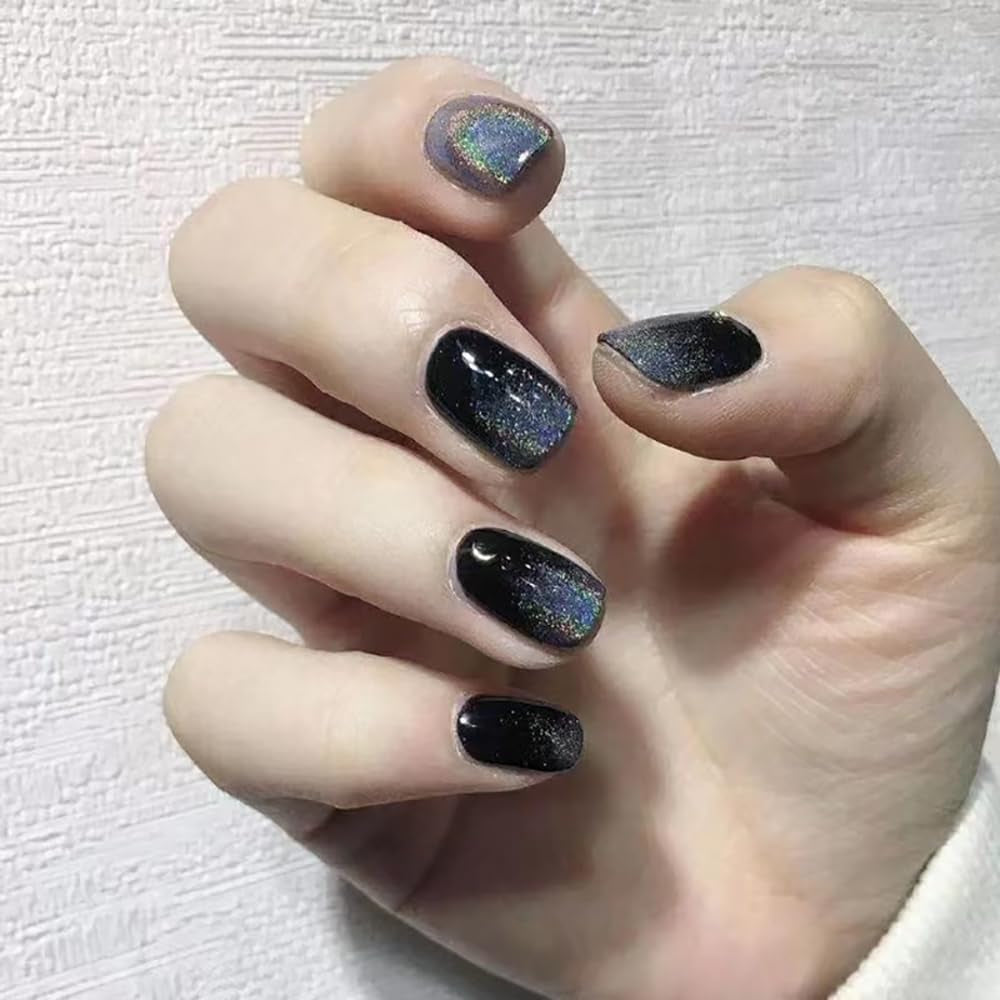 Poudre à ongles chromée Aurora Ice Shimmer poudre de pigment chromé 4 pièces poudre chromée ongles Nail Art Nageldesign