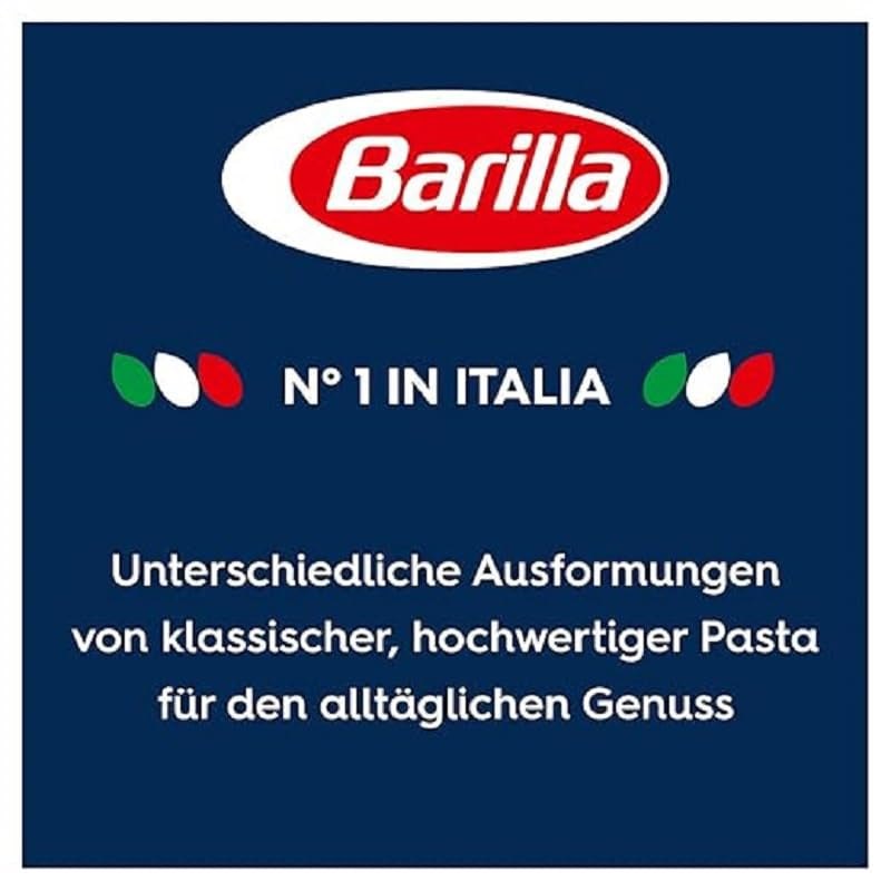 Pâtes Barilla Classique Girandole no. 34, à base de blé dur de haute qualité, toujours al dente (1 x 500g)