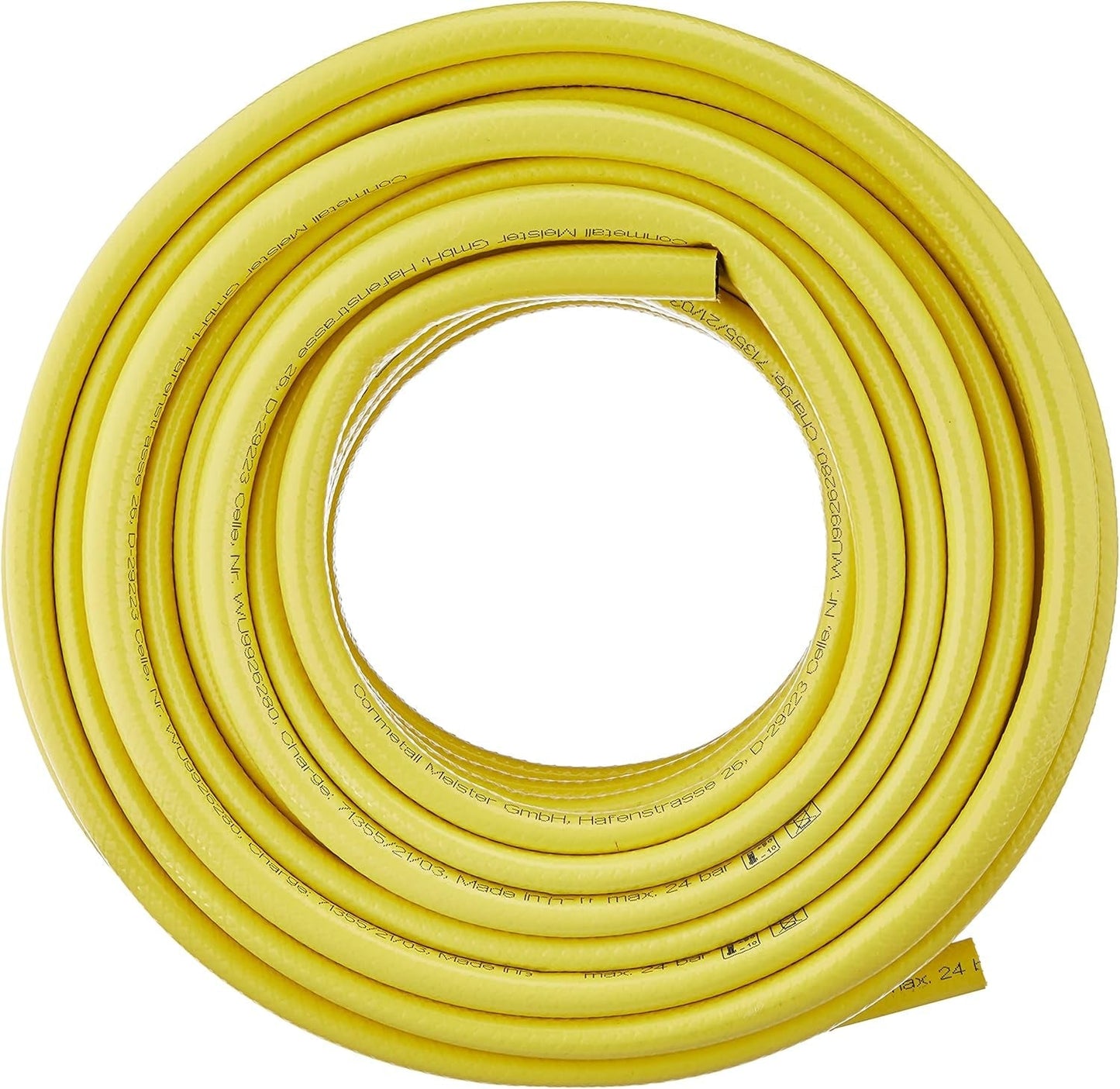 Tuyau tissé en croix Meister, 12,7 mm (1/2 pouce) - Longueur 20 m - Raccords inclus - Pour arroser de petites surfaces - Résistant à l'écrasement et à l'abrasion - Résistant aux UV / Tuyau d'arrosage / Tuyau d'eau / 9926280