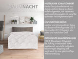 Traumnacht Couette confortable en coton mono toutes saisons, couette de transition idéale avec housse en mélange de coton, 135 x 200 cm, lavable, certifiée Oeko-Tex, fabriquée selon les normes de qualité allemandes Quilts and Quilts Naty Shop