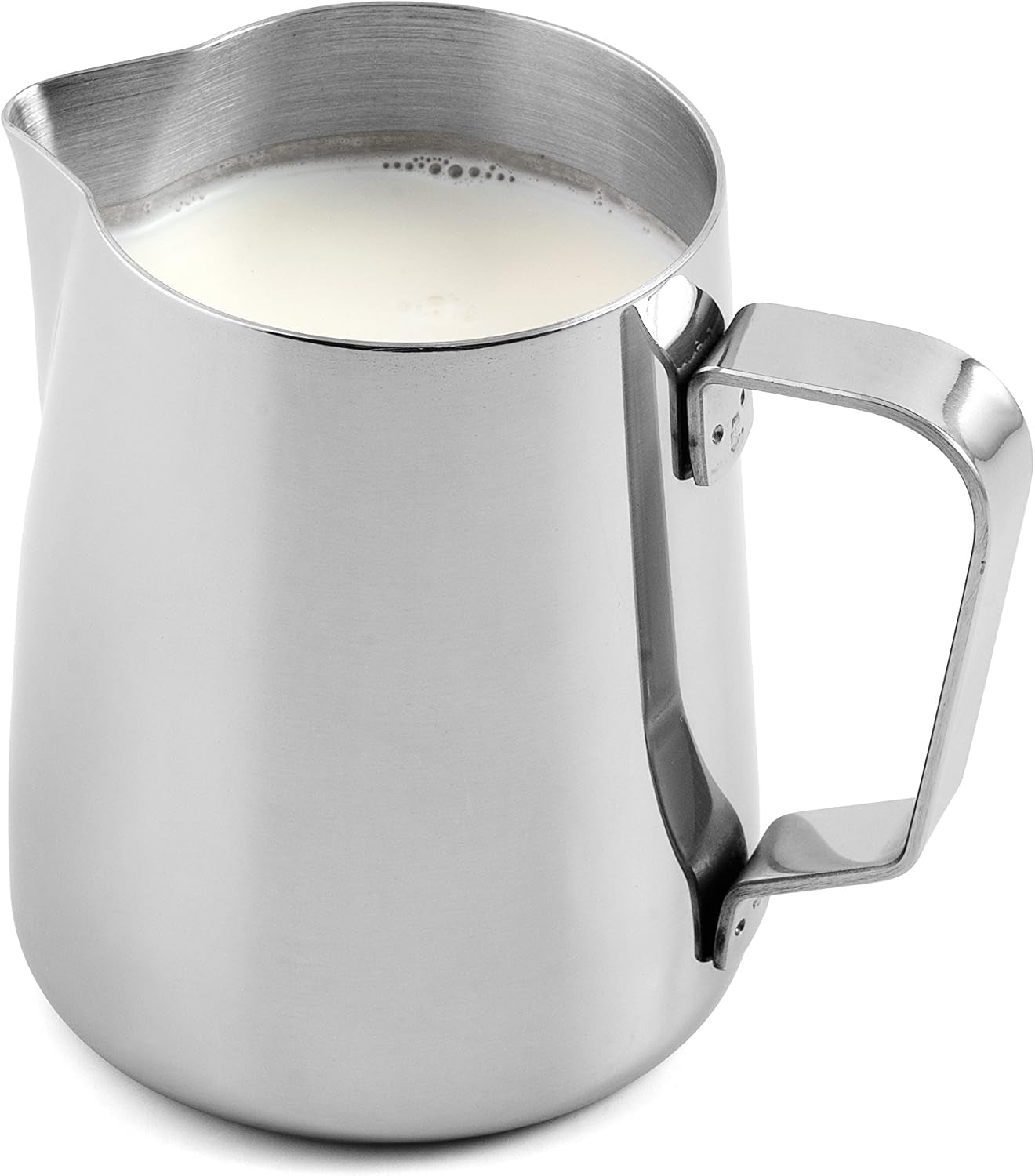 Tasse à lait, acier inoxydable, argent, 6 x 6 x 7 cm