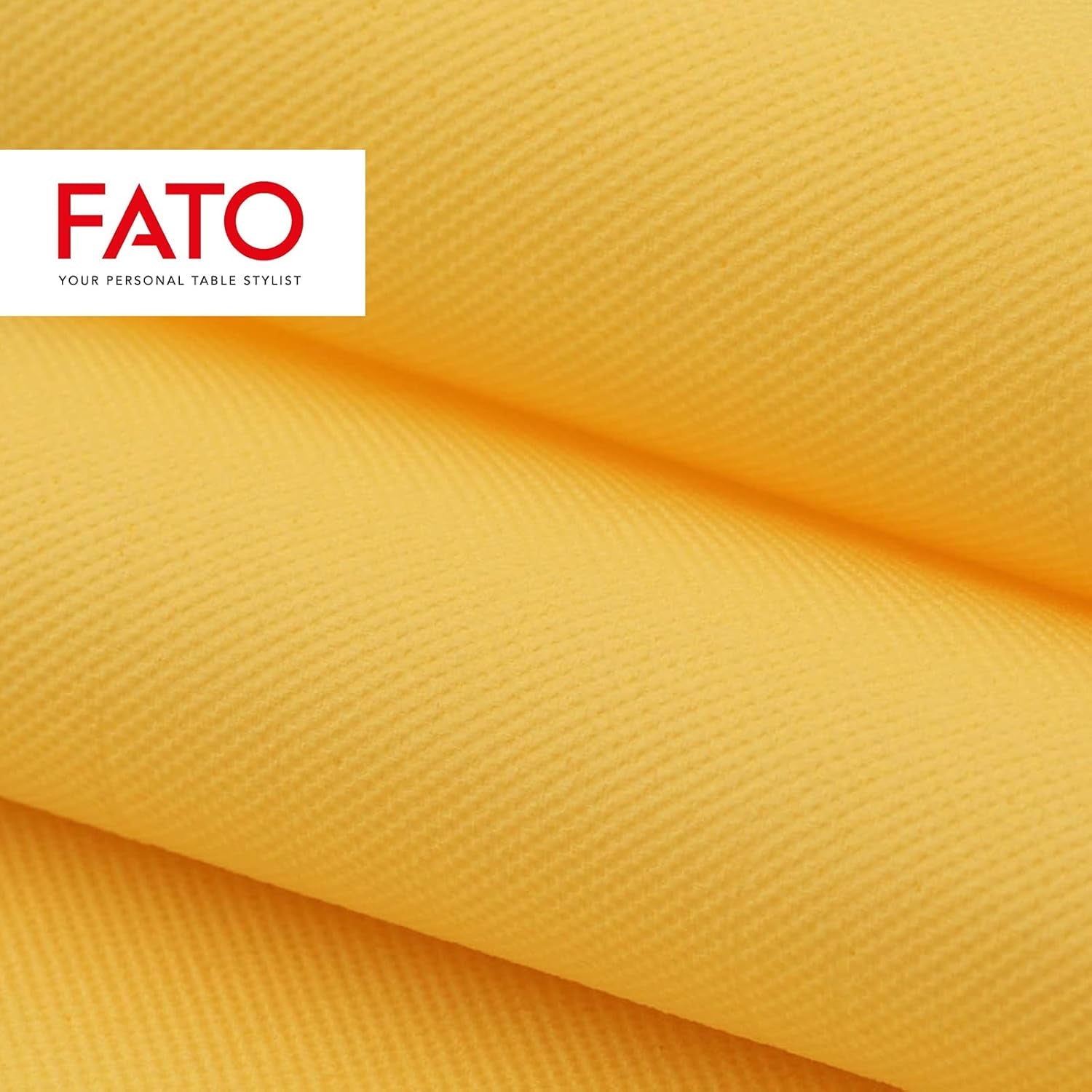 - Papier de soie jetable doux et délicat, paquet de 40 mouchoirs, format 38X38 plié en 4, 2 couches, couleur jaune, papier 100% pure cellulose, certifié FSC (paquet de 2)