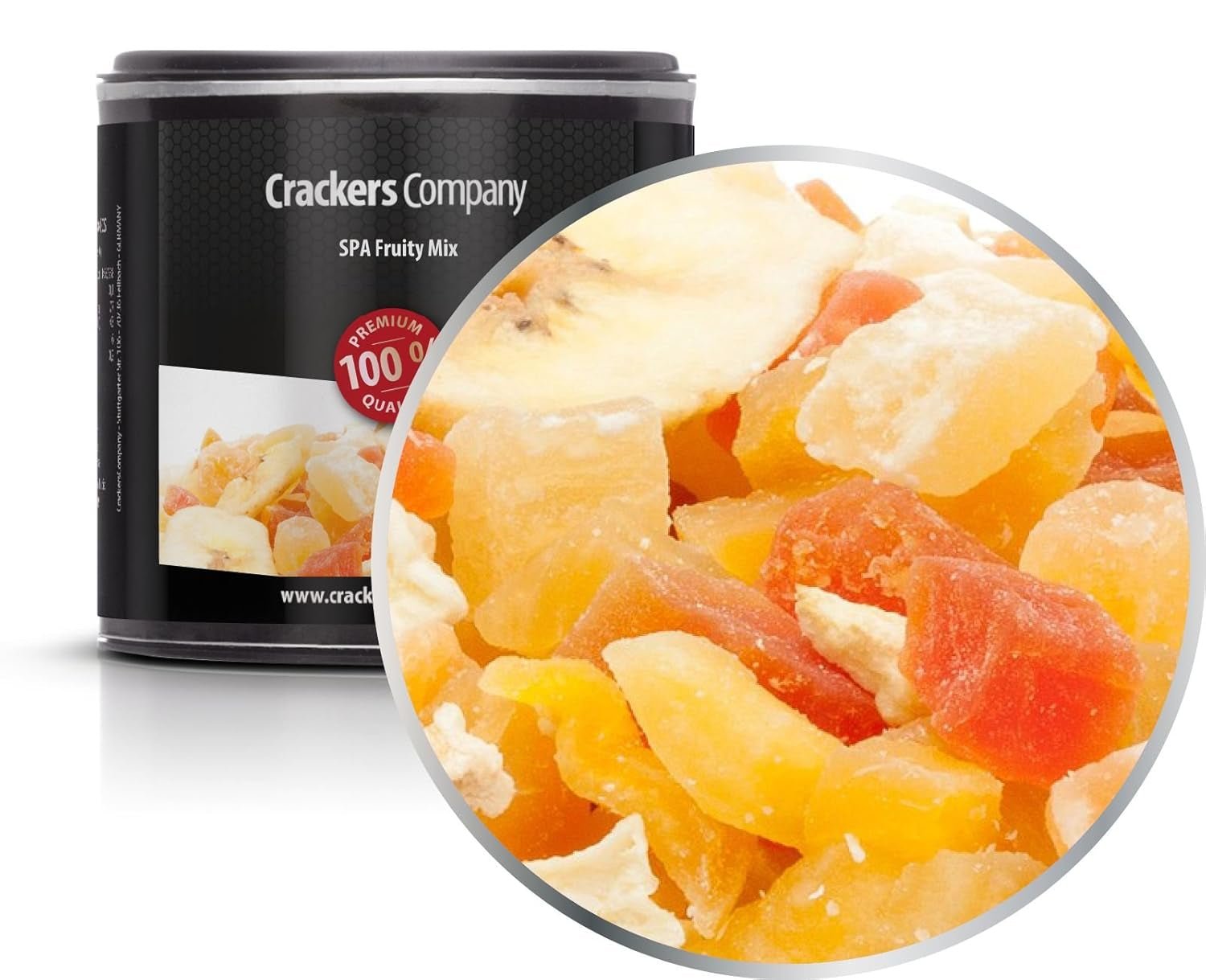 1 x 3 kg Mélange de fruits exotiques Morceaux de fruits confits Papaye Mangue Pastèque Ananas Noix de coco Pomme Banane Faible en gras Faible en sel Végétarien Sans gluten Sans lactose Produits déshydratés Mon magasin 4 X 80G dans une petite boîte à membrane (320G)
