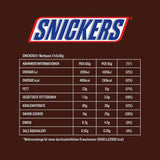 Barre de chocolat Snickers, cacahuètes et caramel, paquet de 5 barres | Snack-foot | (1x5x50g)