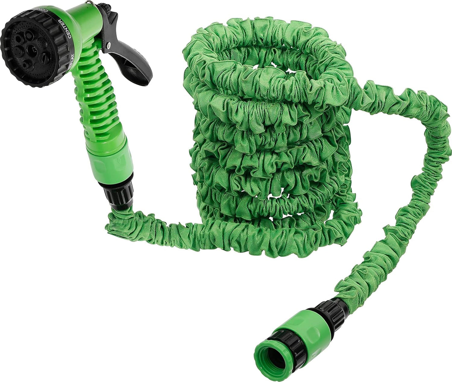BGS bricolage 70903 | Tuyau d'eau | Textiles | Flexible | avec douche de jardin à 7 fonctions | 3-10 m