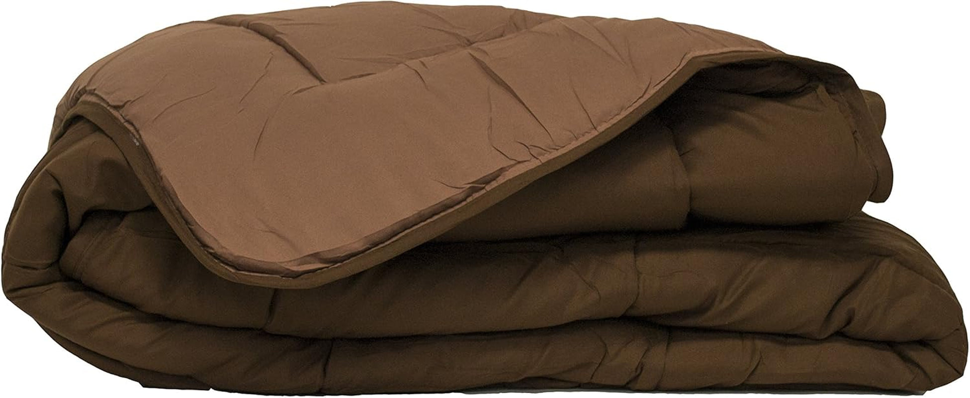 Calgary Housse de Couette Polyester Chocolat/Mocca, Polyester, Chocolat/Moka, 240X220X1 Cm Couettes et couettes Naty Shop 220X160X1 cm