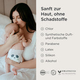 Couches Kit & Kin Premium, taille 4 (9-14 kg), 128 pièces, à base de plantes et hypoallergéniques, protection fiable contre les fuites, végétaliennes et sans cruauté envers les animaux