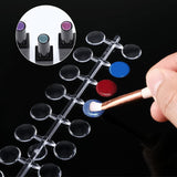 240 pièces Nagel Display Punkt Farbpunkte,Transparent Nail Art Display,Nagellack Displays Rund Für Nagelstudio Und Anfänger,Diy Nail Art Nagelstudios