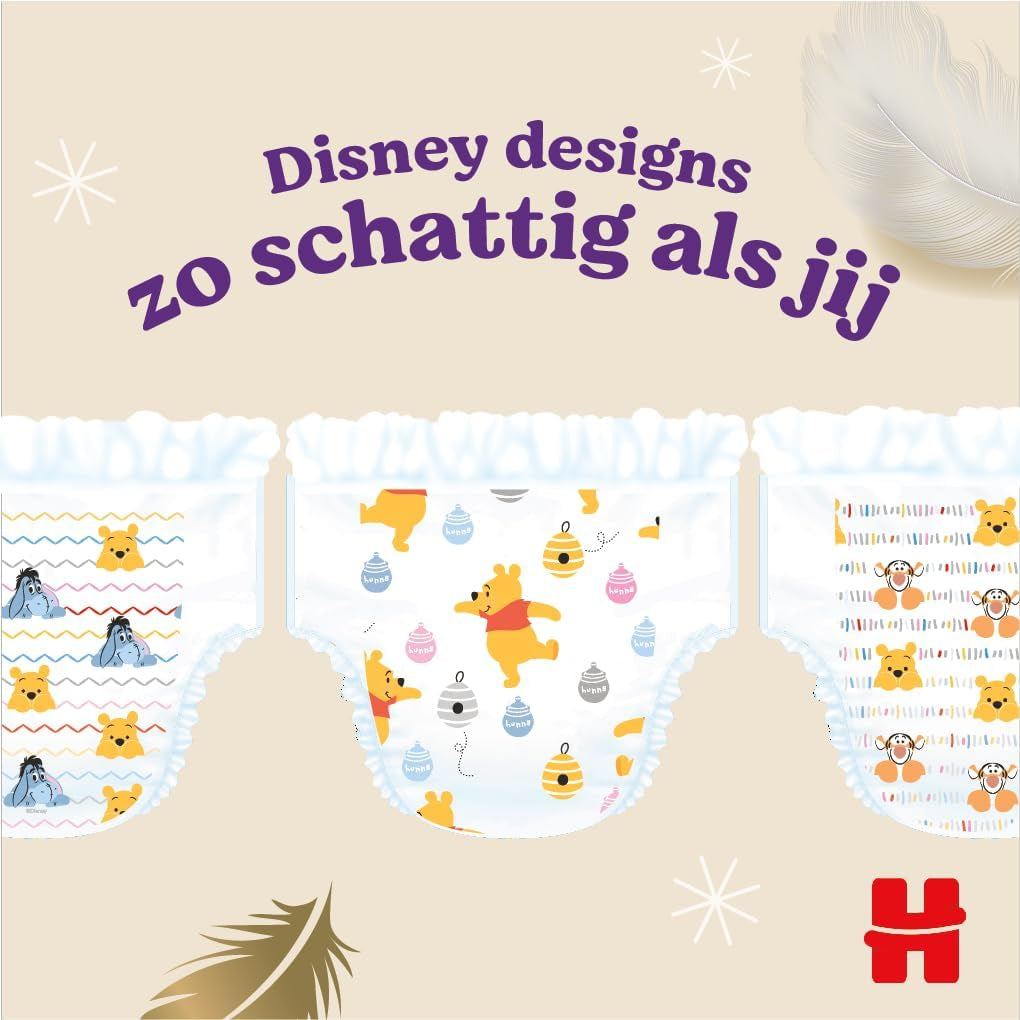 Couches Huggies Extra Care, taille 5 (12-17 kg), design Disney, 96 pièces