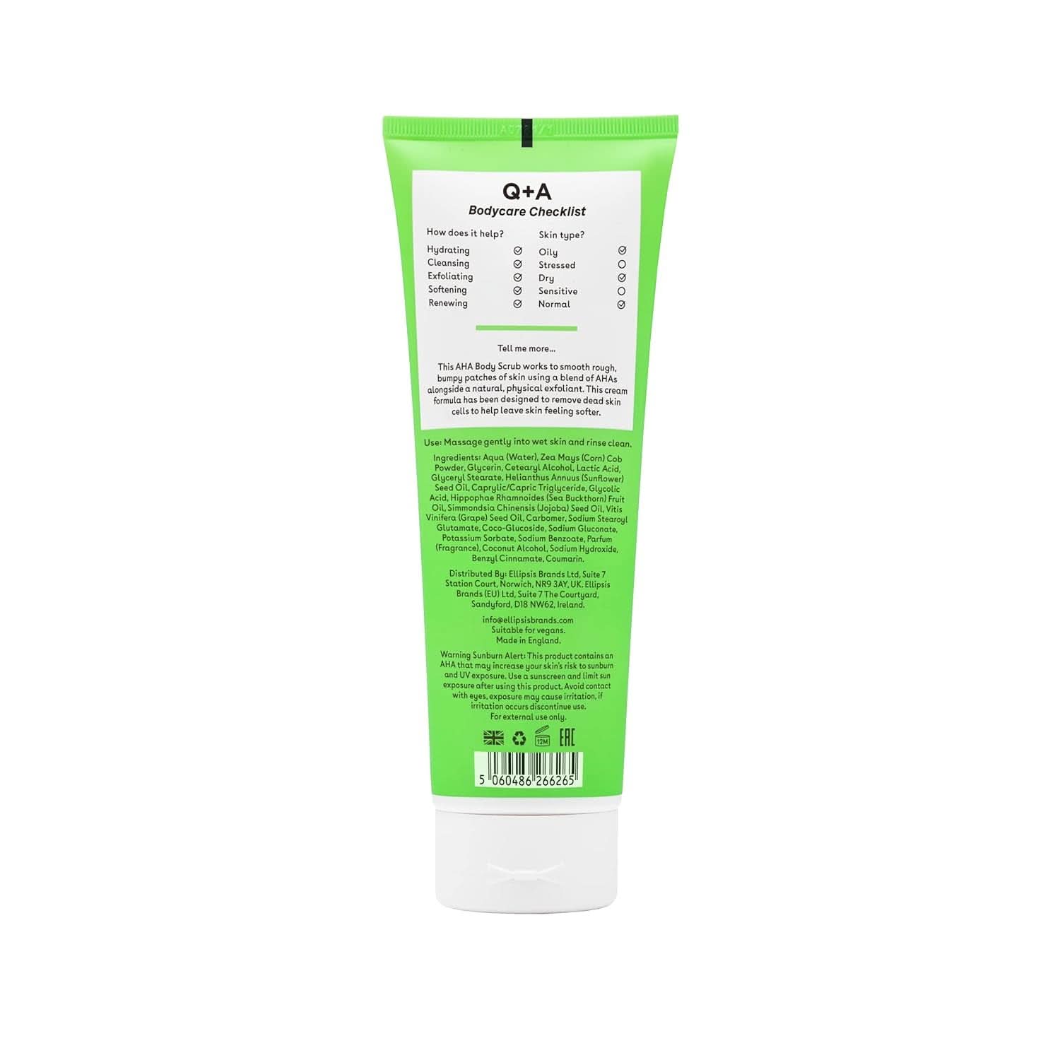 Gommage corporel peeling AHA, 250 ml Cosmétiques et Beauté Naty Shop