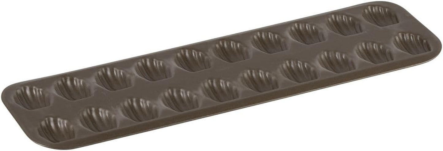 Plaque à pâtisserie Madeleines, acier, noir Plaques et plaques à pâtisserie Naty Shop