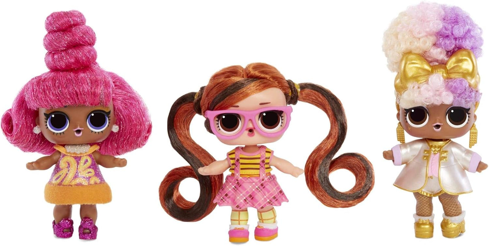 Poupées à collectionner LOL Surprise pour filles - Avec 15 surprises et coiffures différentes - #Hairvibes Dolls