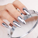 Poudre à ongles chromée Aurora Ice Shimmer poudre de pigment chromé 4 pièces poudre chromée ongles Nail Art Nageldesign