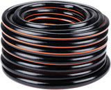 Tuyau d'arrosage BLACK+DECKER 15 mètres - Ø19MM - PVC résistant - Arrosage du jardin, lavage de la voiture, remplissage de la piscine - Compatible avec tout robinet standard - Noir/Orange
