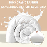 Good Nite Couette Toutes Saisons Couette 155X220 Cm Couette 4 Saisons Couette Microfibre Couette Quatre Saisons Blanc (155X220 Cm) Couettes et Couettes Naty Shop