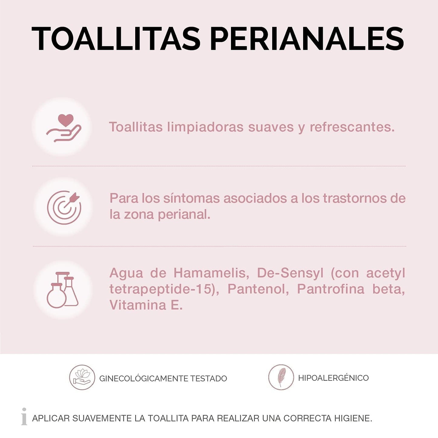 Lab - Lingettes périanales, Lingettes nettoyantes humides pour l'hygiène périanale, Provitamine B5, hydratantes, hypoallergéniques, sans paraben ni alcool, testées dermatologiquement - 15 pièces