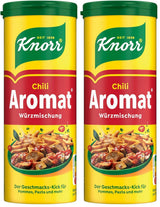 Knorr Würzmischung Chili Aromatisé pour des plats rapides pour assaisonner et assaisonner les pommes de terre, les pâtes, les légumes et plus encore 90 g