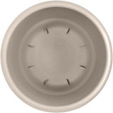 elho Amiga Round 30 - Pot de fleurs intérieur et extérieur - 100% plastique recyclé - Ø 29,5 x H 20,2 cm - Beige/Beige Champignon