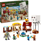 LEGO Minecraft Ghast Balloon Attack - Jouet de joueur pour enfants - Ensemble de construction de jeux vidéo Maison, poulet et Golem - Marchandises de film pour garçons de 10 ans et plus - 21273 Ensembles de construction Besuche den LEGO-Store Default Title