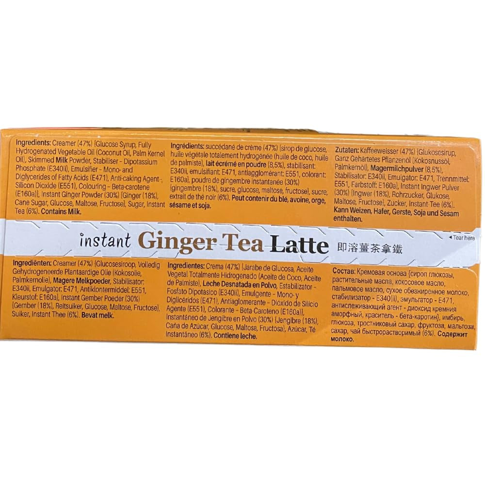 - Thé instantané au gingembre et au lait - (1 X 10 X 25 GR)