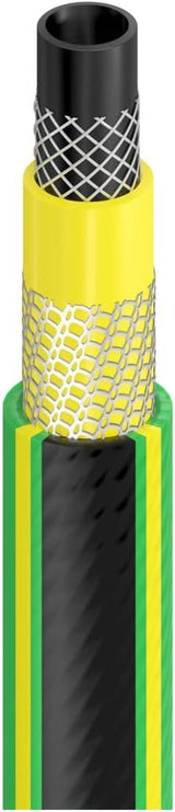 Tuyau d'arrosage Cellfast GREEN ATS2, durable, flexible, 5 brins, tresse croisée ATS2, résistant aux UV et aux algues, sans métaux lourds, 30 bar, -20/+60°C courte durée, 3/4", 20m