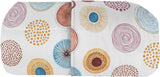 Linge de lit italien couette d'été basique, microfibre imprimée, 250X240Cm, cercle Quilts et couettes Naty Shop